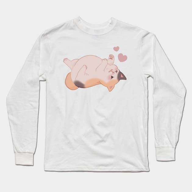 FFXIV - Fat Cat Long Sleeve T-Shirt by Thirea